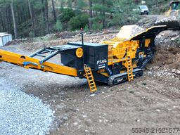 FABO Mobile Crushing Plant Mobile Tracked Jaw Crusher FTJ-1175