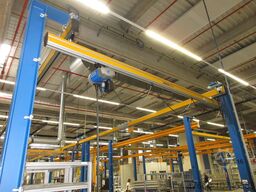 ABUS - Portalkran EHB 250KG Kettenzug EHB 8x4,8m 1x 250Kg mit Kragarm Stützen