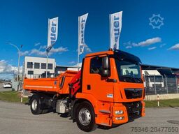 MAN TGM 15.320/BL/4x2/Meiller/Kipper/Kran/Nur 19 tkm