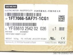 Siemens 1FT7066-5AF71-1CG1 Synchronmotor SN:YFE6610254202026 - ! -