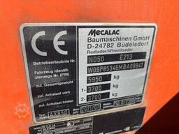 Mecalac Ax 850 with forks and loader-bucket