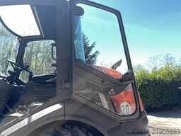 Mecalac Ax 850 with forks and loader-bucket