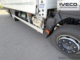 IVECO 120EL25P CNG, Getränkeaufbau mit Schiebeplane, 2t