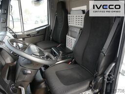 IVECO 120EL25P CNG, Getränkeaufbau mit Schiebeplane, 2t