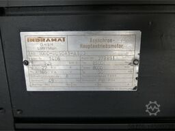 Indramat 2AD100C-B050A1-AS03 mit Lüfter Asynchron-Hauptantriebsmotor SN:1406