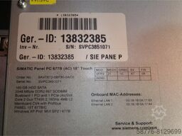 Siemens 6AV7872-0BF30-0AC0 Simatik Panel PC 677B gebraucht SN: VPC3851071 - Top Zustand -