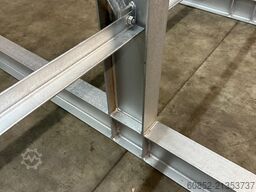 ca. 18,45 lfm Kragarmregal Doppelseitig H:400 cm 500 Kg/Arm