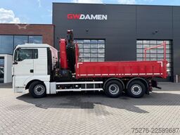 MAN TGX 26.360 6x2 Kipper/Kran HMF 3220+Flyjib,winch