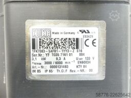 KUKA 1FK7083-5AF81-1YY3-Z Servomotor SN: YFT035716101004