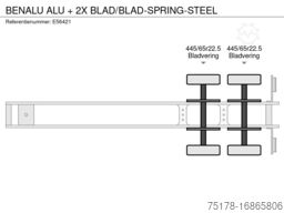 BENALU ALU + 2X BLAD/BLAD-SPRING-STEEL