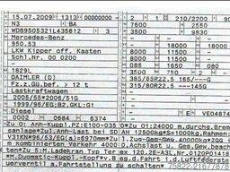 MERCEDES-BENZ Axor 1829 / E5 / ALU Kipper / Atlas Kran