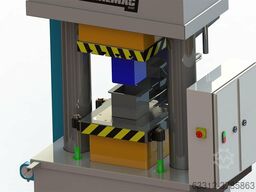 Hidralmac 150 Tonnen Mineralsteinpresse Salzpresse