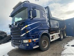 Scania R730 6x4 tipper truck.