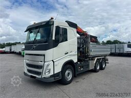 VOLVO FH 500 3-SEITEN KIPPER MEILLER MIT PALFINGER PK22002EH, RETARDER