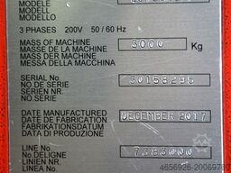 Amada FLC 3015 AJ CNC FIBER LASER 2kW