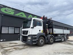MAN 35.470 TGS Kipper + Kran Fassi F485 8x2