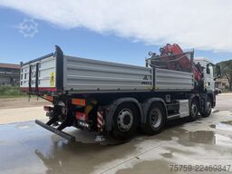 MAN 35.470 TGS Kipper + Kran Fassi F485 8x2