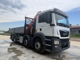 MAN 35.470 TGS Kipper + Kran Fassi F485 8x2