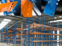 TOTAL-REGAL / nedcon (3300) ca.82 m Palettenregal 4,5 m hoch, 3 Eb.