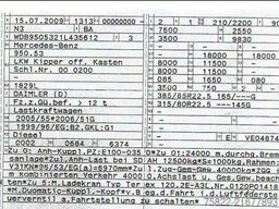 MERCEDES-BENZ Axor 1829 / E5 / ALU Kipper / Atlas Kran