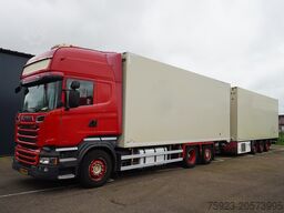 Scania R 580 V8 6X2 FRIGO RETARDER IN COMBI WITH BURG ...