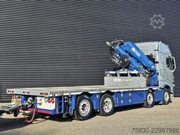 Volvo FH 500 8x2 / HMF 70 tm CRANE + JUMBO TRAILER