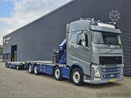 Volvo FH 500 8x2 / HMF 70 tm CRANE + JUMBO TRAILER