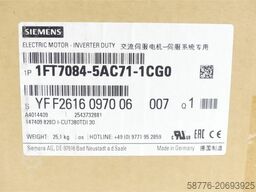 Siemens 1FT7084-5AC71-1CG0 Synchronmotor SN:YFF2616097006007 - ! -