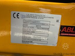 JCB JZ 255 NLC Kurzheck OQ 70/55 Schild