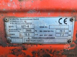 KUBOTA U 27 / 2,7ton / Lehnhoff MS03 / GRL
