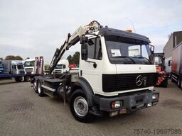Mercedes-Benz SK 2433 + Semi-Auto + PTO + Serie 14 Crane + 3 ...