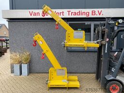  heftruck verreiker shovel HIJS JIB, LASTARM 3/5 ton's verstelbare, uitschuifbare hijsjib