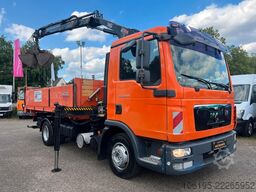MAN TGL 12.220*3-Seiten KIpper+HIAB 077BS-2 DUO KRAN