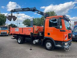 MAN TGL 12.220*3-Seiten KIpper+HIAB 077BS-2 DUO KRAN