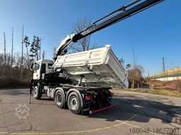 MAN TGS 28.440 6x4-4/3-Seiten- Kipper / Hiab 228-6