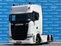 Scania S 580 A6x2NB RETARDER FULL AIR SLIDE DISH V8