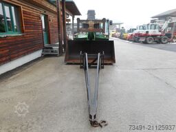 Sennebogen 305 mit Schaufel + Gabel + Kranarm