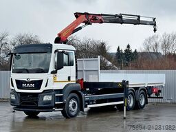 MAN TGS 26.360*PRITSCHE 7,60m *6x4 * KRAN/ FUNK
