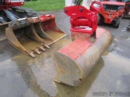 Takeuchi TB 290-2 Powertilt-Schnellwechsler-Klima-4 Löffel