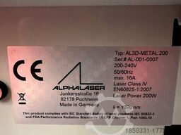 ALPHALASER AL3D-METAL 200