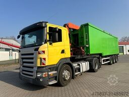 SCANIA R 420 / Glas Recycling / Palfinger PK 18000