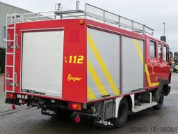 MERCEDES-BENZ 814 F 4x2, Pumpe, DOKA, Feuerwehr, 26tkm