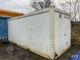 20 fot container m/ wc, dusj, vask, varmtvannsbere