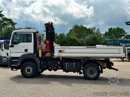 MAN 18.430 TGS Kran Fassi F155, Kipper