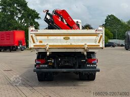 MAN 18.430 TGS Kran Fassi F155, Kipper