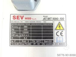 SEV AT / MT1090-100 Fräsmotor mit Spannzangenaufnahme SN:03102988