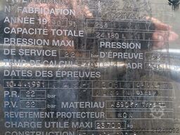 SATRI gas tank semi trailer for CO2 Carbon