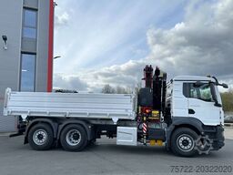 MAN TGS 26 440 6x2-4 BL Krankipper Fassi F195 LAGER!
