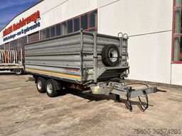 Möslein TDS 13 Schwebheim 13 t Tandemkipper- Tieflader, Aufsatzbordwände