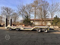 Möslein T 4 VB H1 R neuer 4 Achs Tieflader + Radmulden